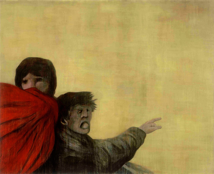 ZU F.G. [Asmodea], 2006; öl/Leinwand, 195 x 240 cm