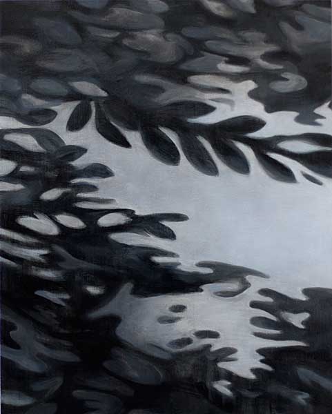 SCHATTEN , 2007; Öl/Leinwand, 100 x 80 cm